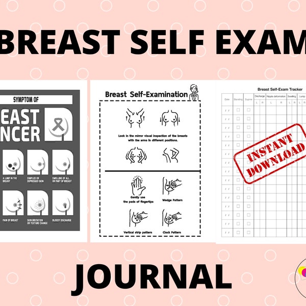 Self Breast Exam Shower Cards - Etsy