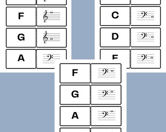 Juego De Cartas Educativas De Teoría Musical - Notas Y Ritmo, Para Estudiantes Y Principiantes