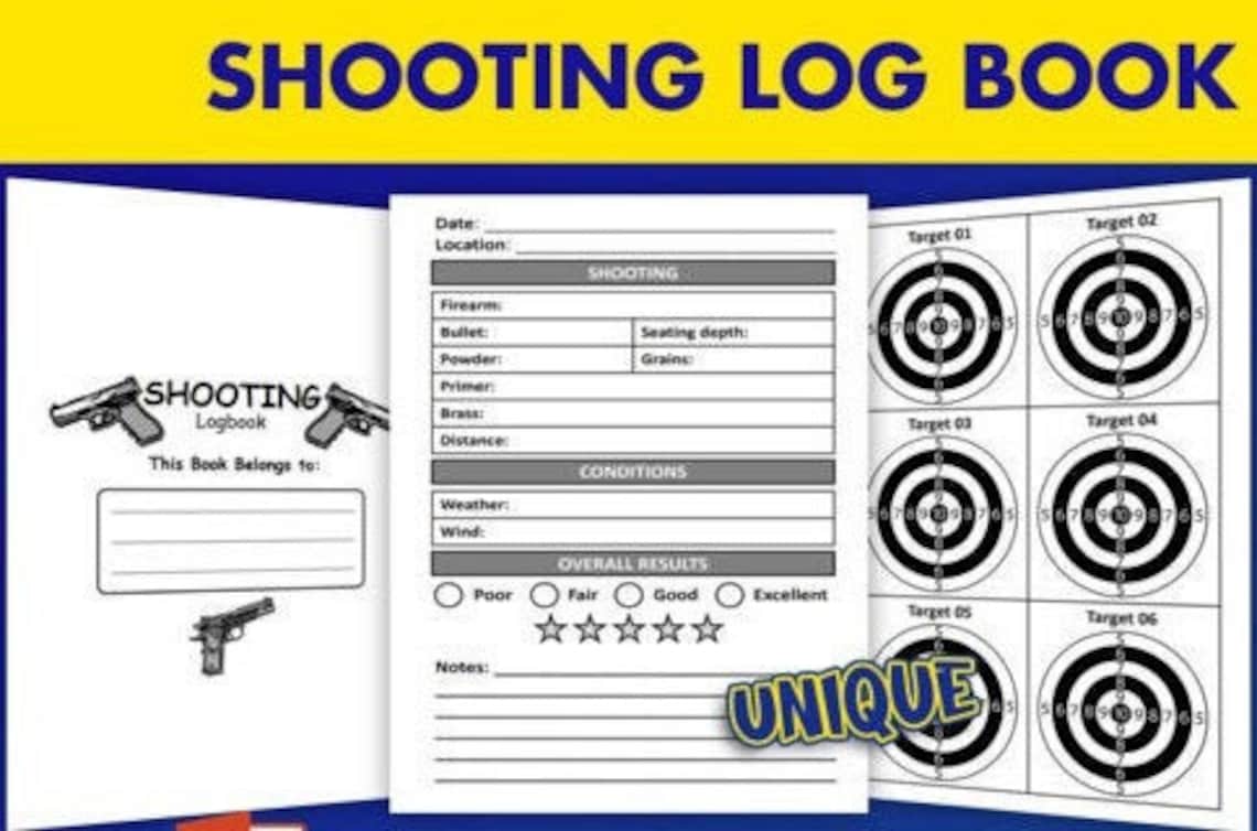 shooting-log-book-121-page-printable-log-book-etsy