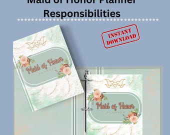 Maid of Honor Wedding Planner: Bachelorette Guide, Bridal Shower Organizer & Checklist Book