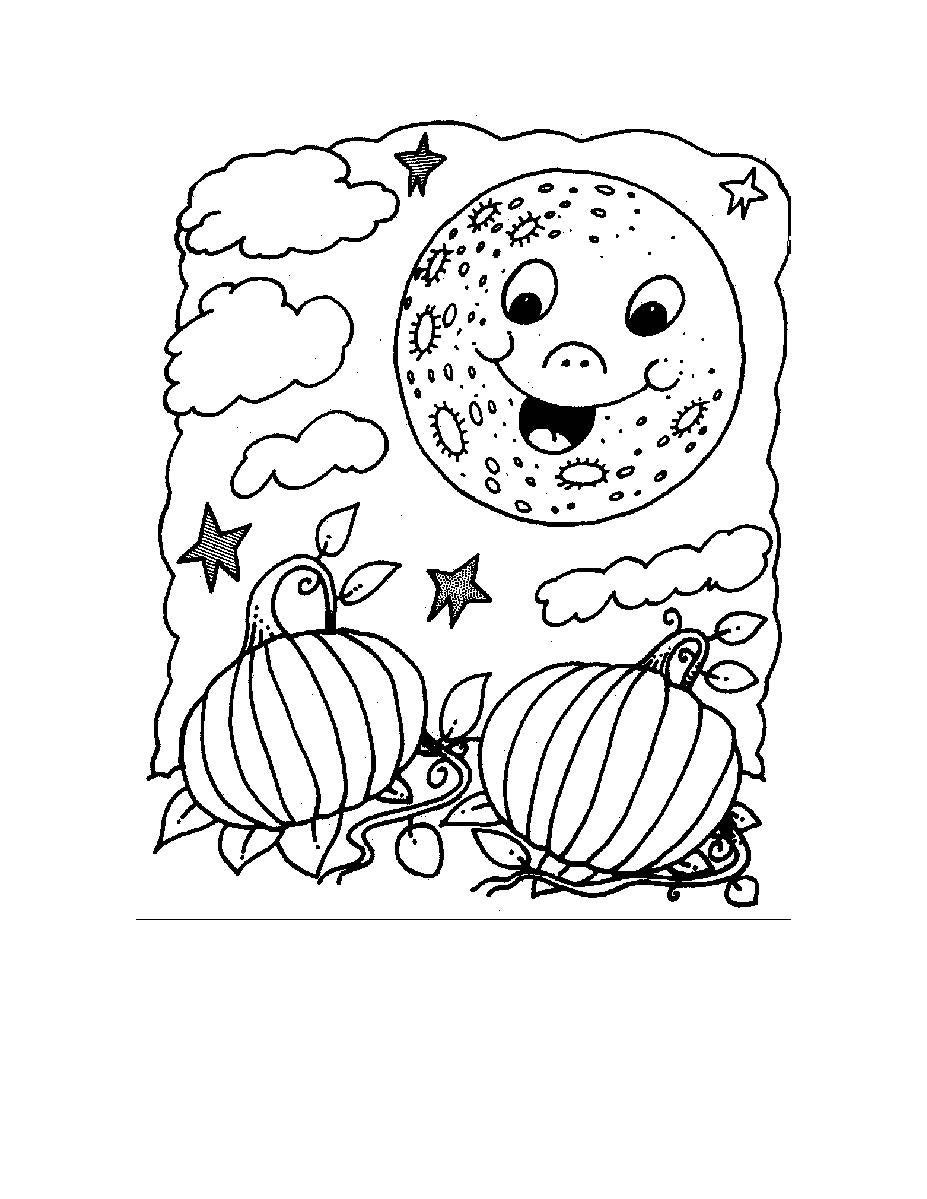 10 Halloween Coloring Pages for Ages 3-5 - Etsy