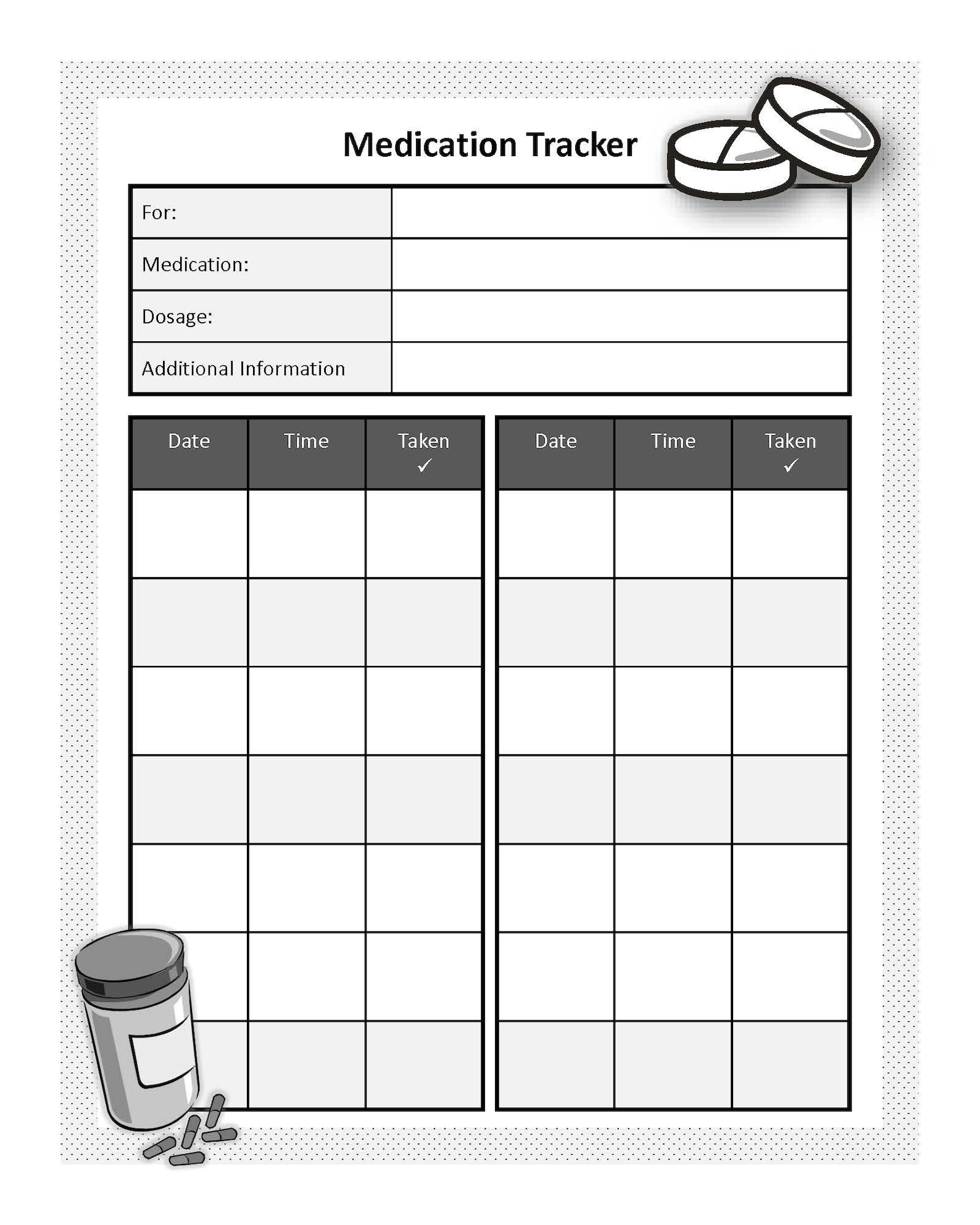 medication-tracker-7-printable-pages-of-assorted-medication-etsy