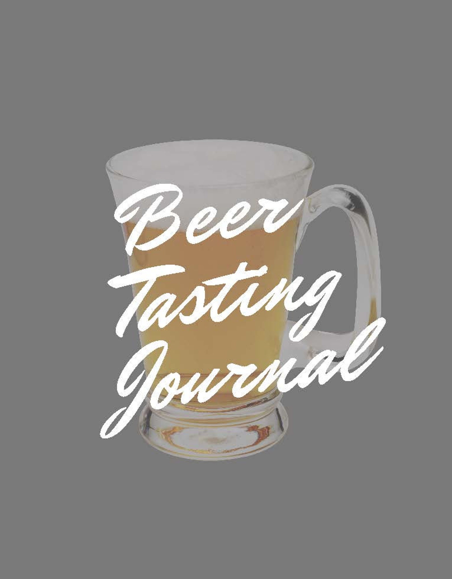 Beer Tasting Journal / 100 Pages Printable Journal Etsy