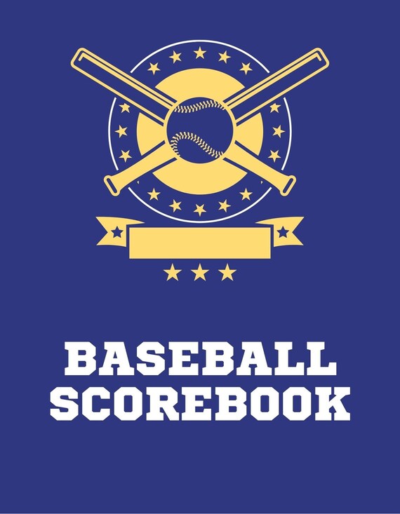 Baseball Scorebook / 120 Page Printable Scorebook | Etsy