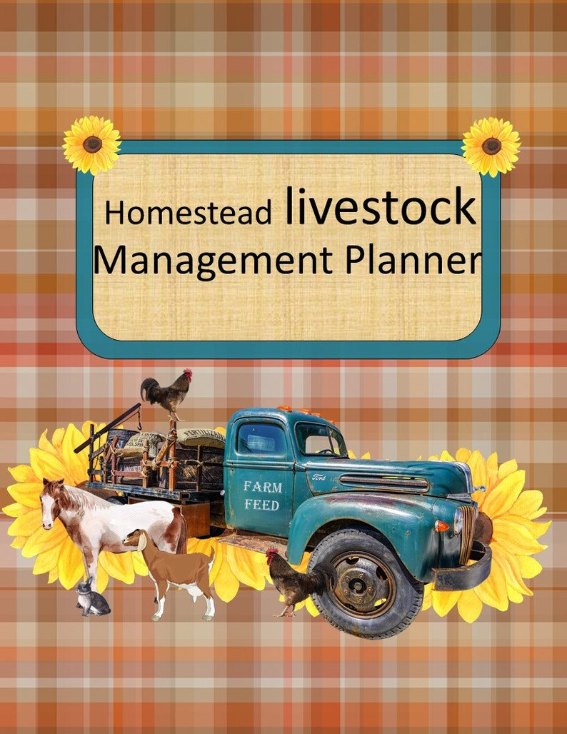 Farm Livestock Management Planner / 34 Page Printable Planner Etsy
