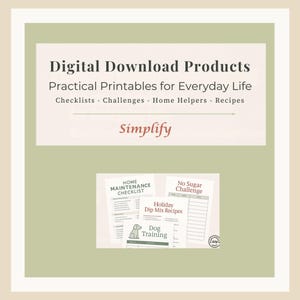 Pantry & Fridge Checklist Printable | Kitchen Inventory Organizer Planner PDF Instant Download image 12