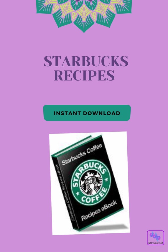 Starbucks Recipes / 32 Page Printable Book - Etsy