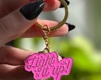Light It Up Keychain | Crescent City Keychain | SJM | Bookish Gift | Ornament