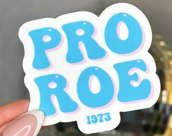 Pro Roe Stickerr: Glansig vattentät vinyldekal, Roe V Wade, kvinnors rättigheter