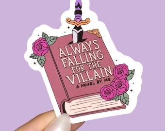 Sticker Toujours craquer pour le méchant, Romantisme, Stickers Kindle, Tropes romantiques