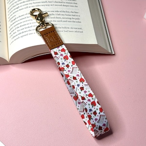 Pulsera Romantasy / Llavero de pulsera / Regalo para amantes de los libros / Llavero para coche / Llaves de casa / Amante de los libros