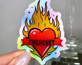 Feuerherz Aufkleber, Fantasy, Buchclub, TOG, Aelin, Kindle Aufkleber