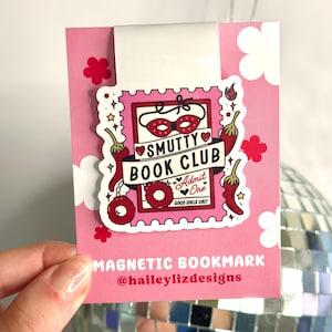 Segnalibro magnetico Smutty Book Club: regalo per gli amanti dei libri