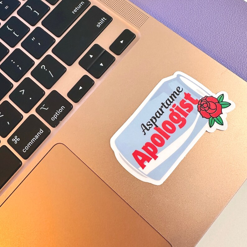 Aspartame Apologist Sticker by Hailey Liz Designs