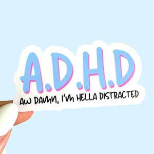 ADHD sticker by haileylizdesigns