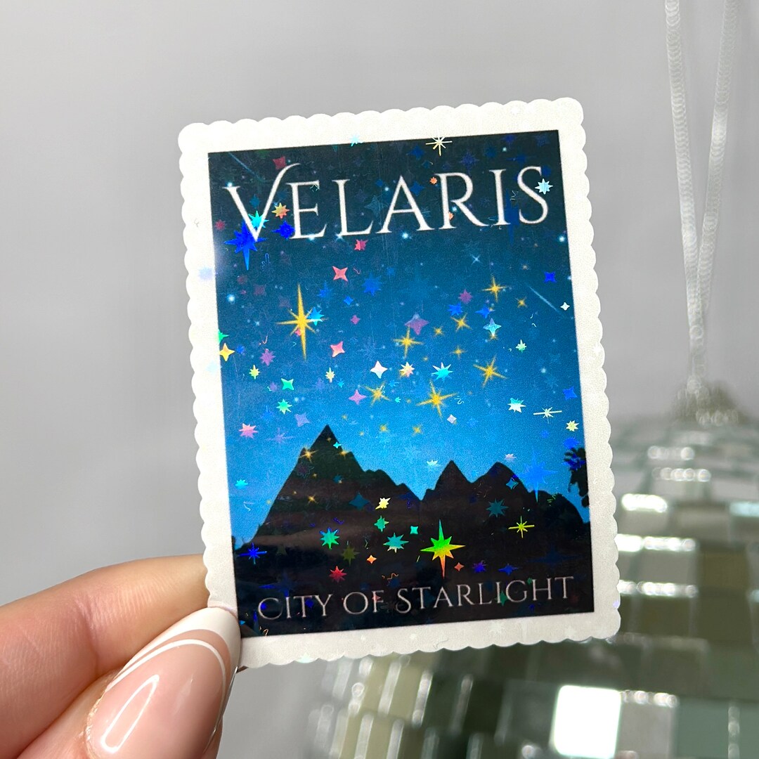 Velaris Holographic Sticker: ACOTAR Inspired, City of Starlight - Etsy