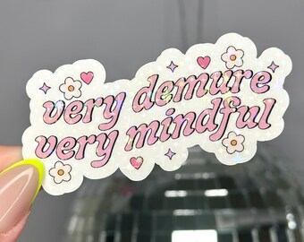 Adesivo molto discreto e attento, adesivi olografici di tendenza, graziosa civetta rosa