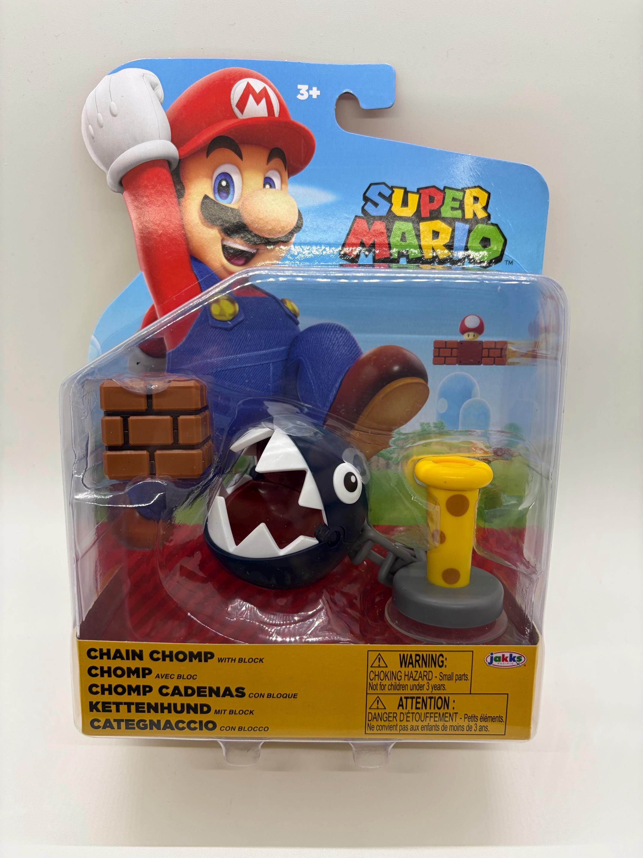 スーパーマリオ　立体オブジェ 約44cm World of Nintendo Super Mario CHAIN CHOMP W Block 4