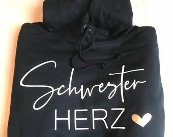 Hoodie Pullover Schwesterherz