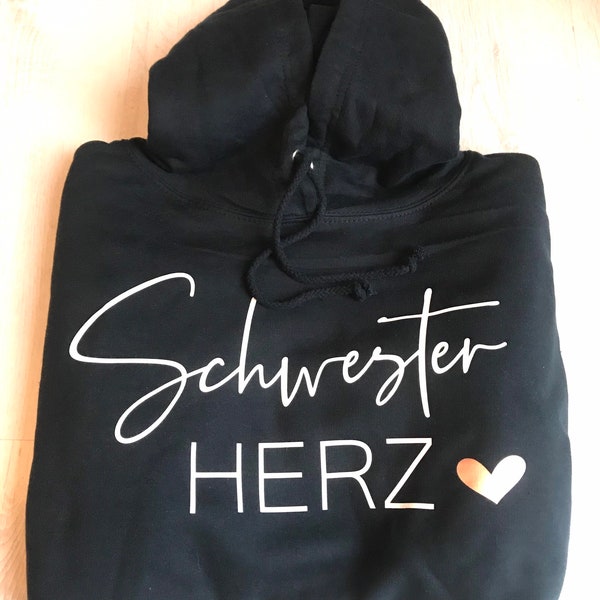 Hoodie Pullover Schwesterherz