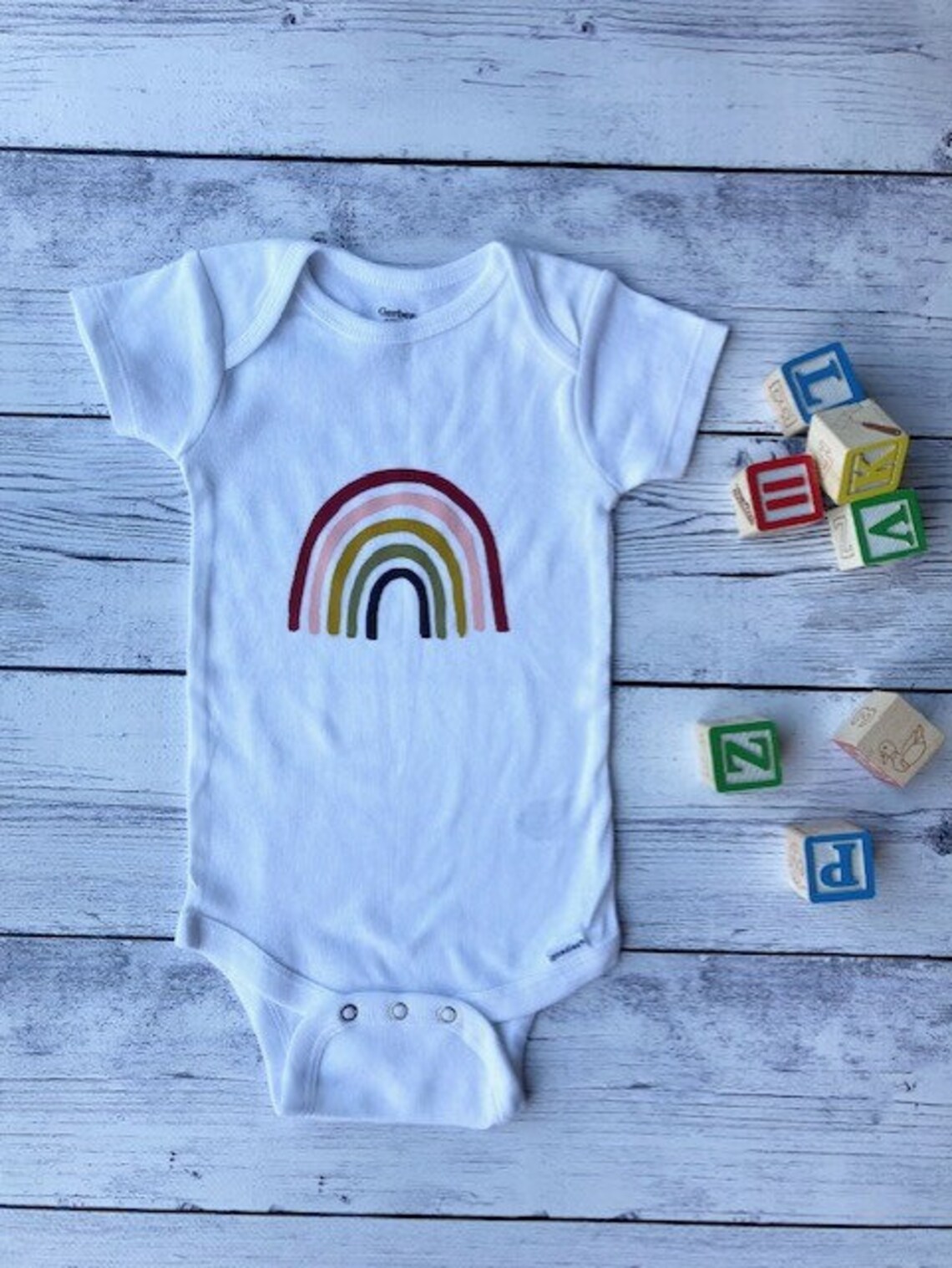 Rainbow Baby Onesie® Rainbow Baby Apparel Baby Bodysuit Etsy