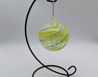 Hand Blown Glass Ornament - Buttercup, Christmas Decoration