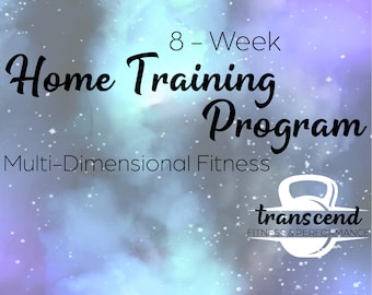 8-week Home Training Program 3x/week! Fitness Plan Fat Loss