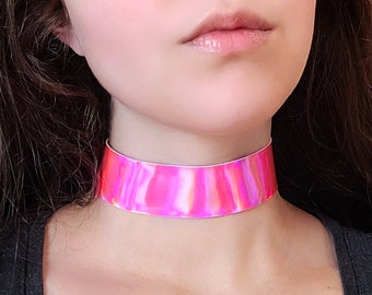 パール ネックレス Fish Tank Choker - Raver Pink パール ネックレス Fish Tank Choker - Raver Pink