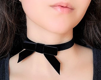 Set di 6 collane girocollo multicolore in velluto choker, collana