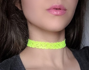 Women Fashion Jewelry Retro Vintage 90's Thick Black Floral Choker Casual Dressy Women Fashion Jewelry Retro Vintage 90's Thick Black Floral Choker Casual Dressy