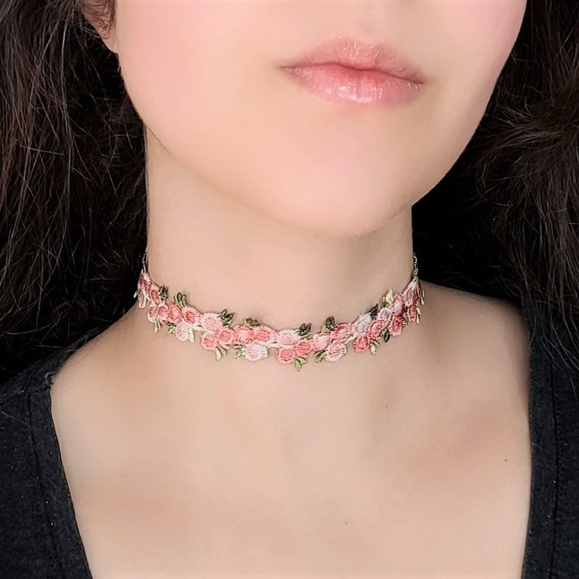 Rosé Muse Choker lace knit ピンク Rosé Muse ロゼミューズ choker lace knit ピンク - メルカリ