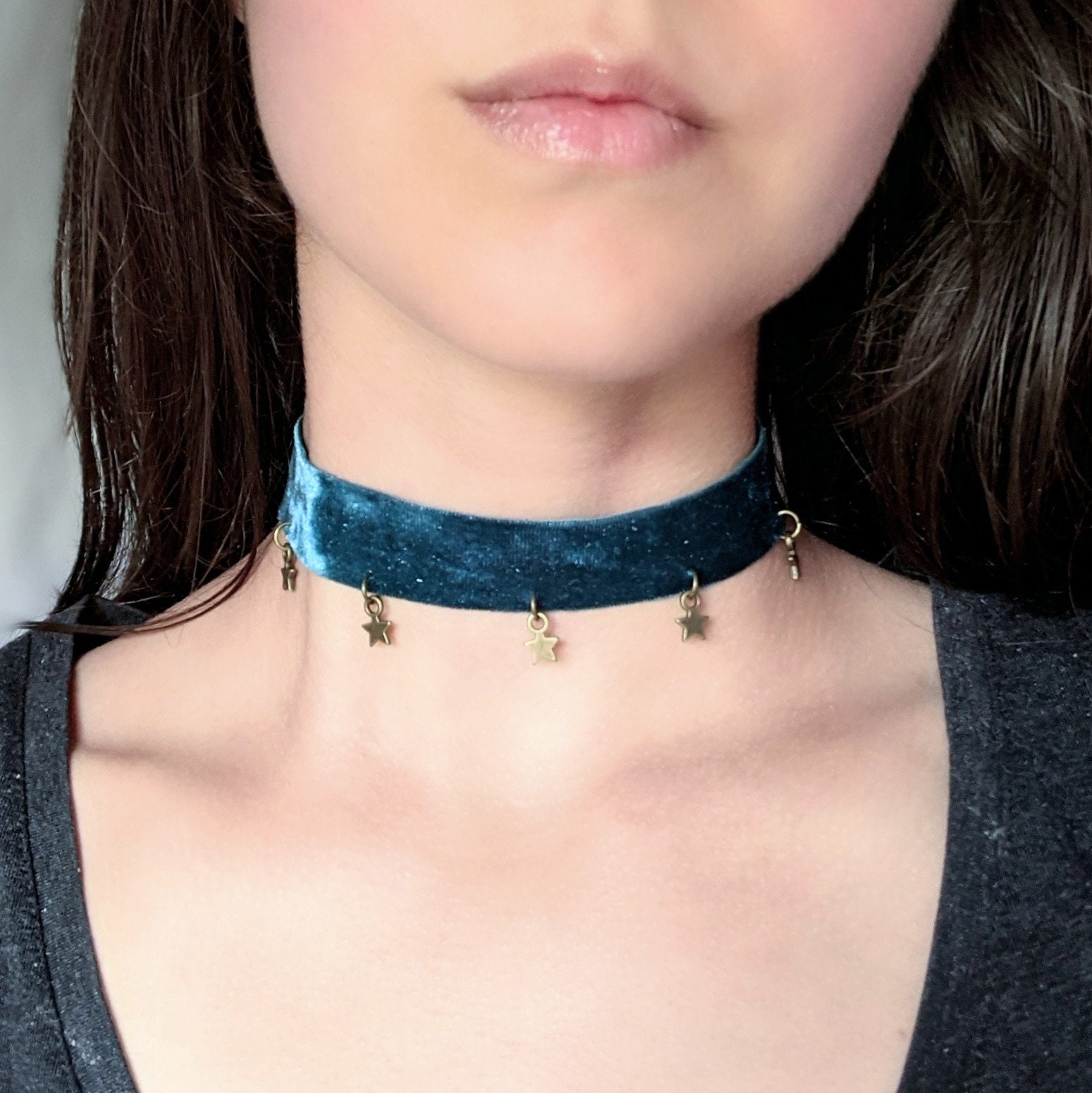 Teal choker on sale