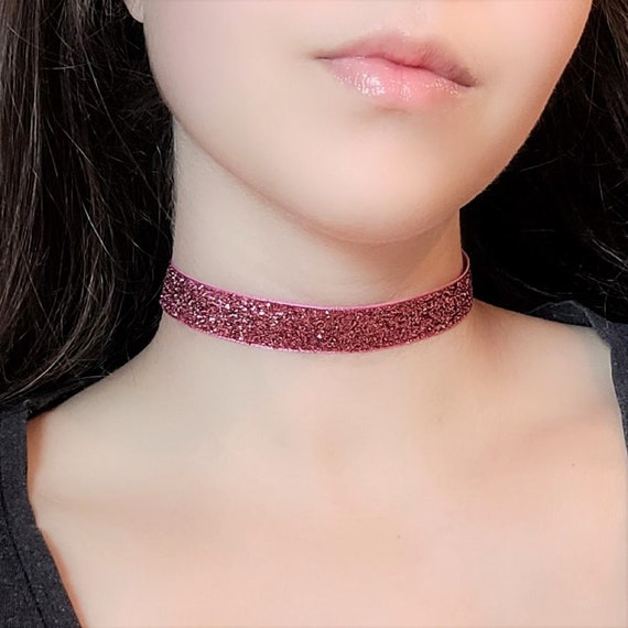 Rhinestone Shiny Chokers for Girls Sexy Punk Letter Night Entertainment  Venue Statement Party Necklace