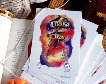 Weasley watercolor print