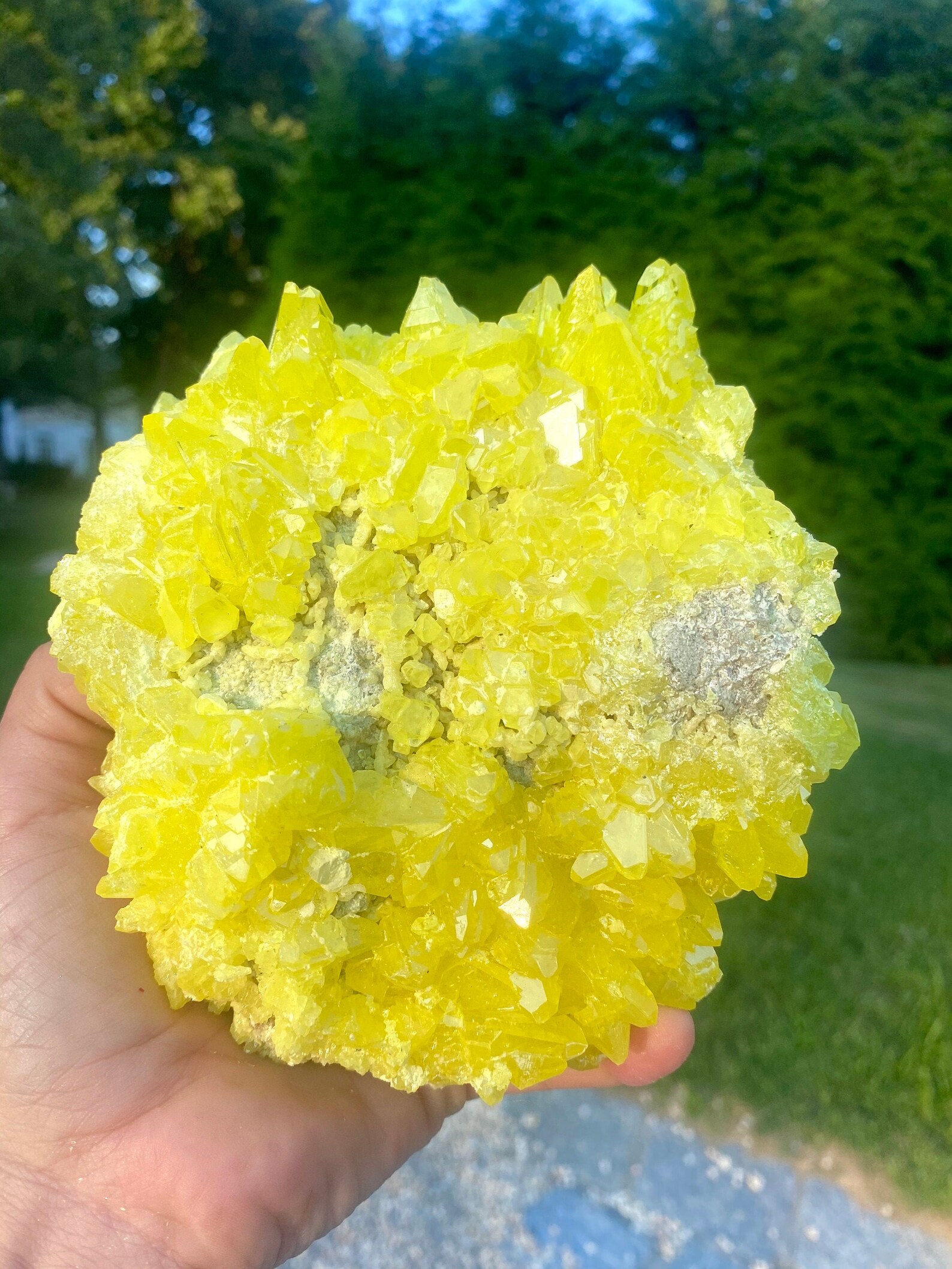 Sulphur specimen 1181 grams Massive collector grade Etsy