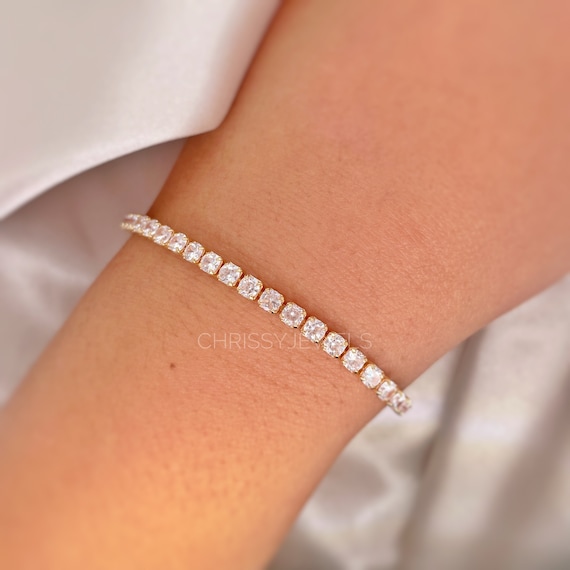 Simple tennis best sale bracelet