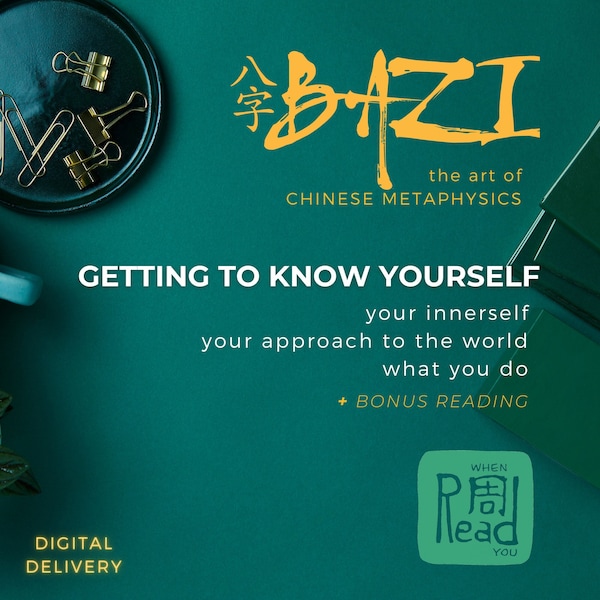 Getting to know yourself, your innerself, your approach to the world, what you do, reading using Bazi, Natal Chart, simplified pdf download