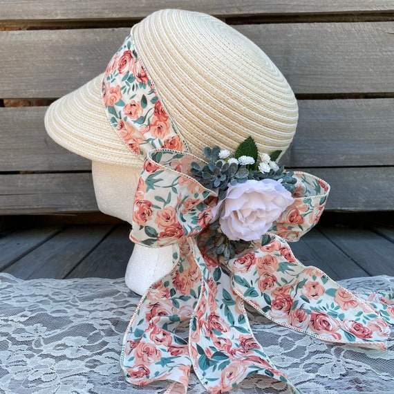 Cottagecore Brim Hat Picnic Hat Victorian Style Brim Hat Etsy