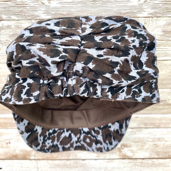Leopard Cadet Hat Animal Print Army 