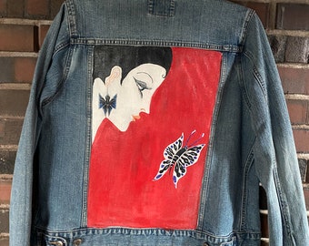 Lady & Butterfly Jean Jacket