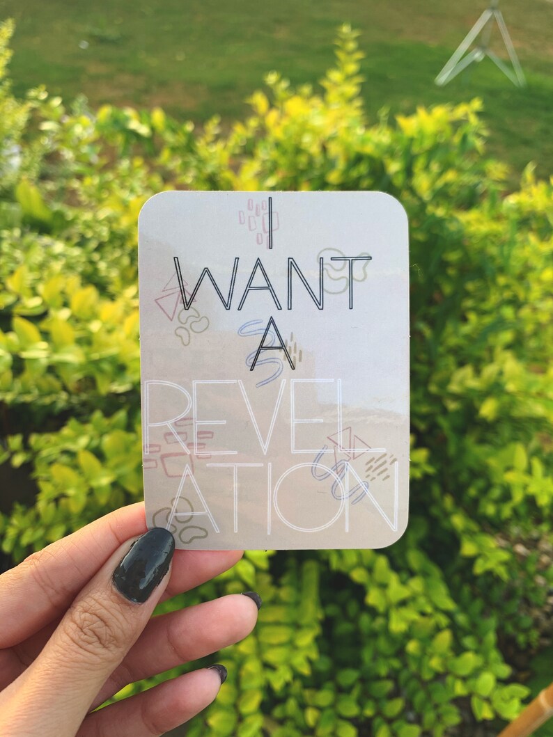 I Want a Revolution: Hamilton inspired sticker weather-proof image 1