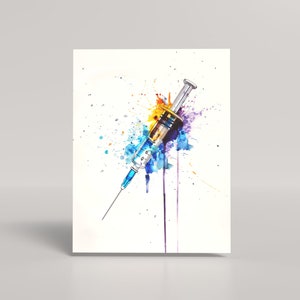 Nurse Injector Wall Art, Medical Spa Decor, Aesthetic Nurse Print, Botox Injector Poster, Beauty Clinic Artwork, Injectable Specialist Gift