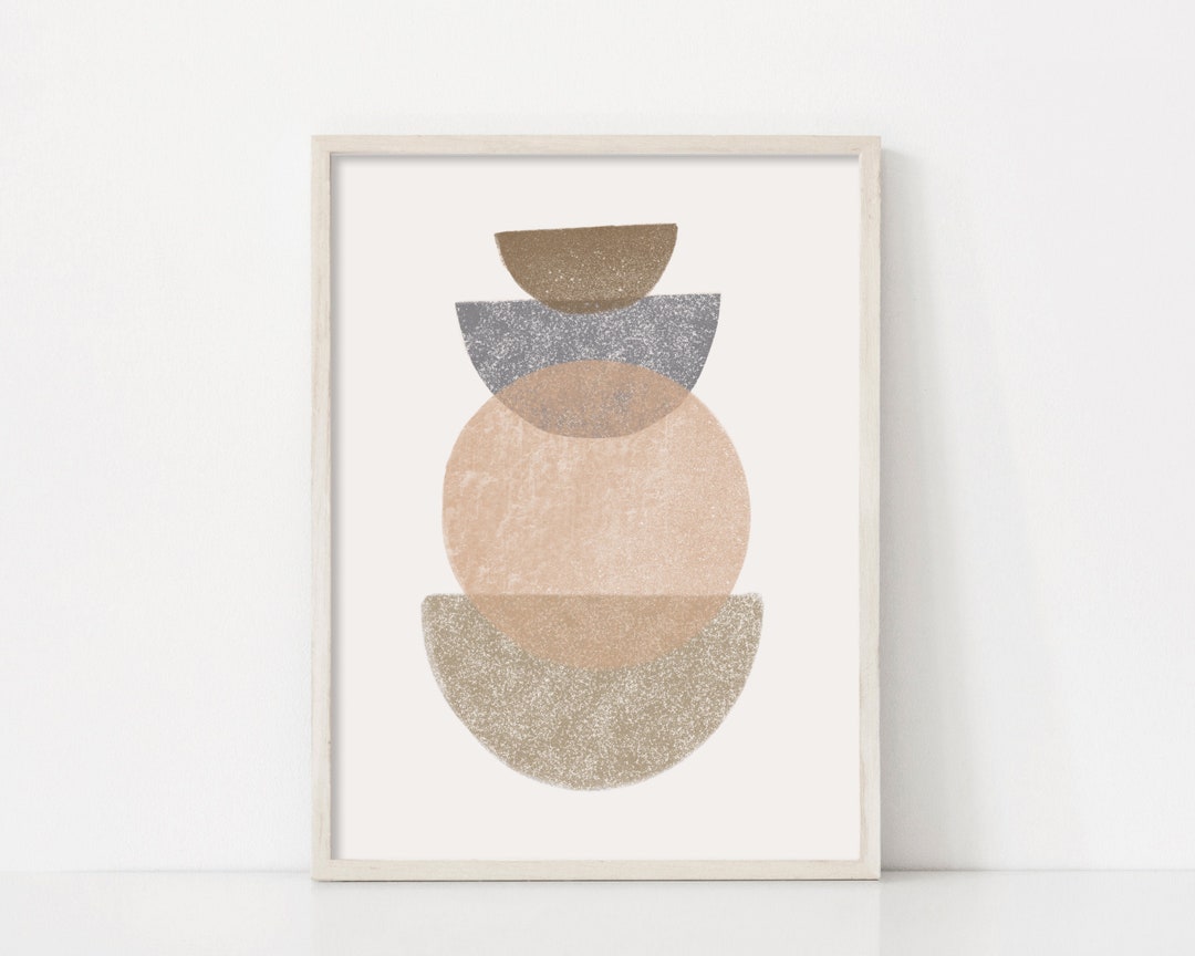 Modern Digital Print, Abstract Art Print, Minimal Wall Decor, Boho Art ...