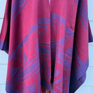 Stephanie Luxurious Cozy Alpaca Wrap Cape Poncho Ruana Shawl-Stylish, and Ethically Crafted.