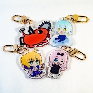 Various anime keychains