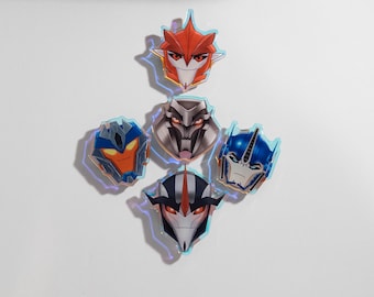 Transformers Prime Rainbow Acrylic Phone Grip