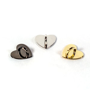 Heart shaped metal phone hook