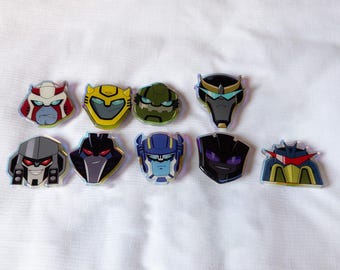 Transformers Animated Rainbow Acrylic Phone Grip