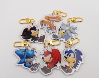 Sonic Keychains