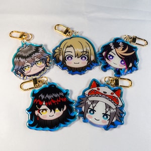 Luxiem 5.5cm Holographic Keychains